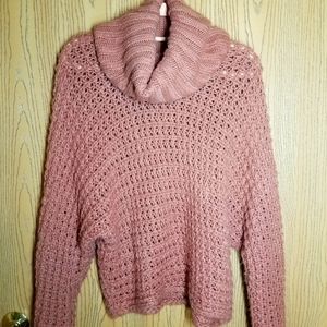 Oversized Cowl Turtleneck Sweater